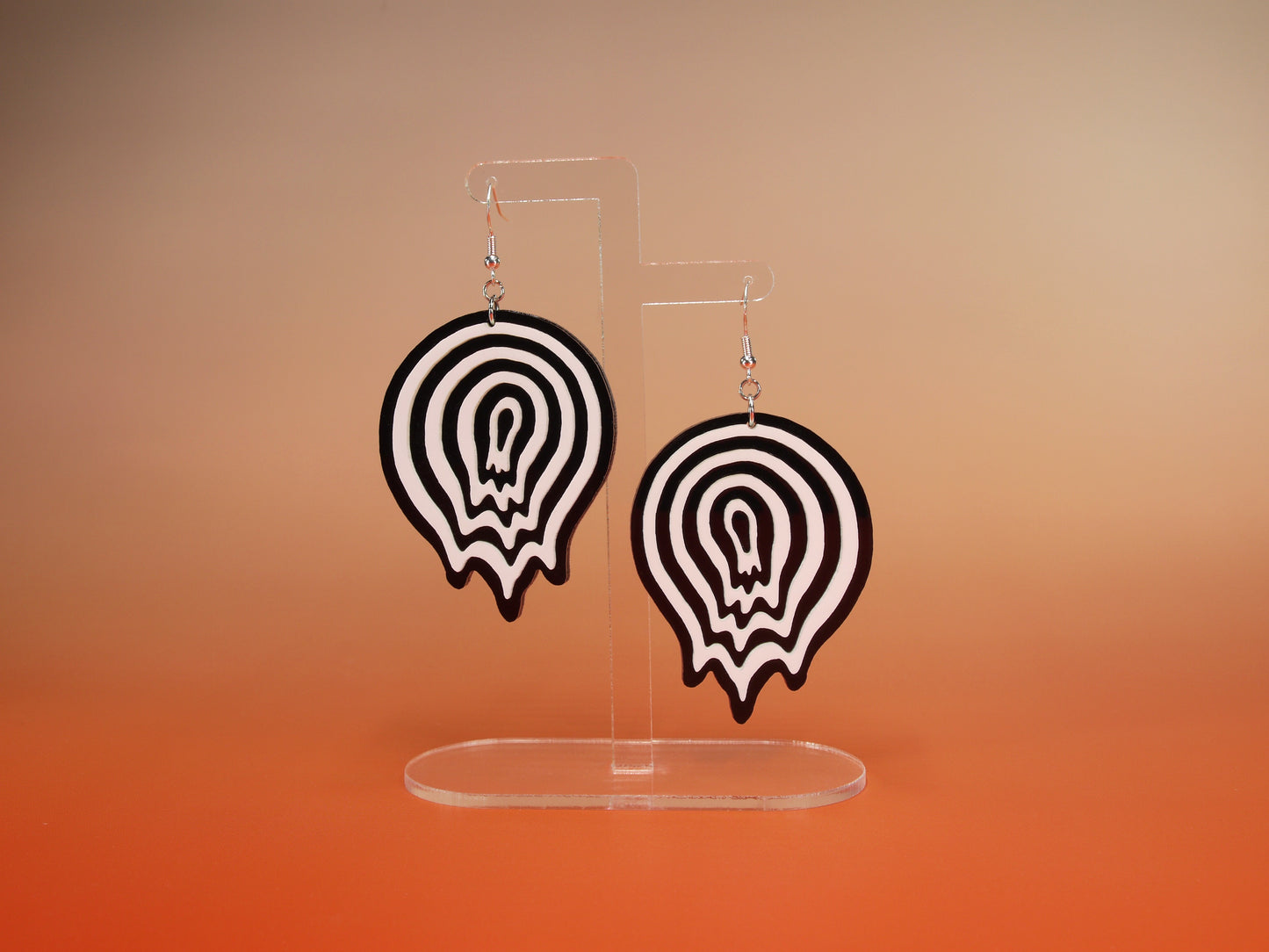 Melting Target Earrings
