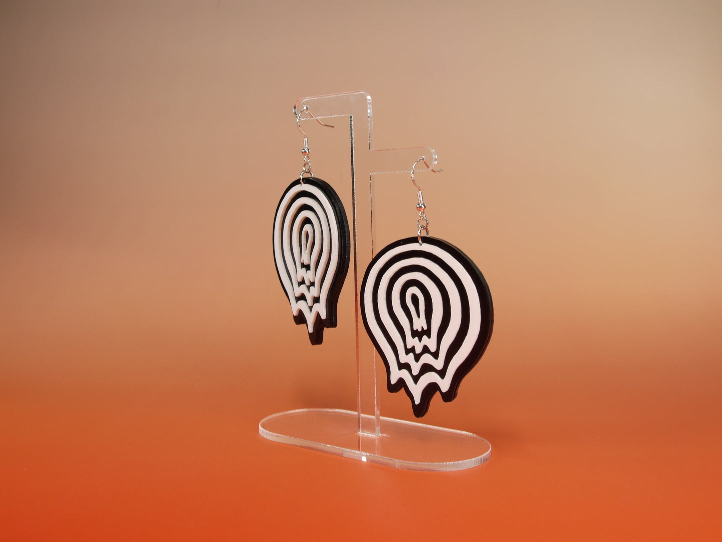 Melting Target Earrings