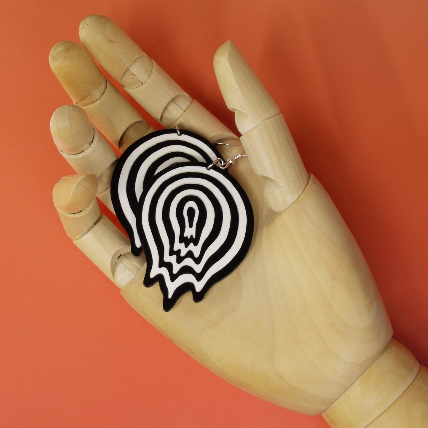 Melting Target Earrings