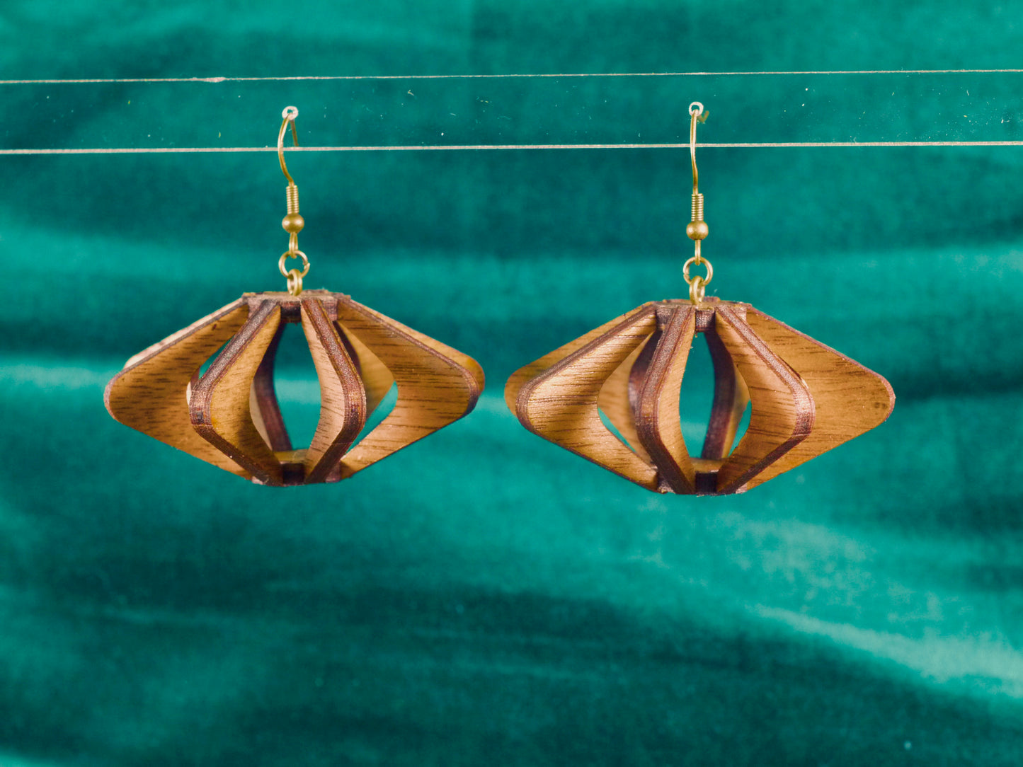 Boomerang Wood Earrings