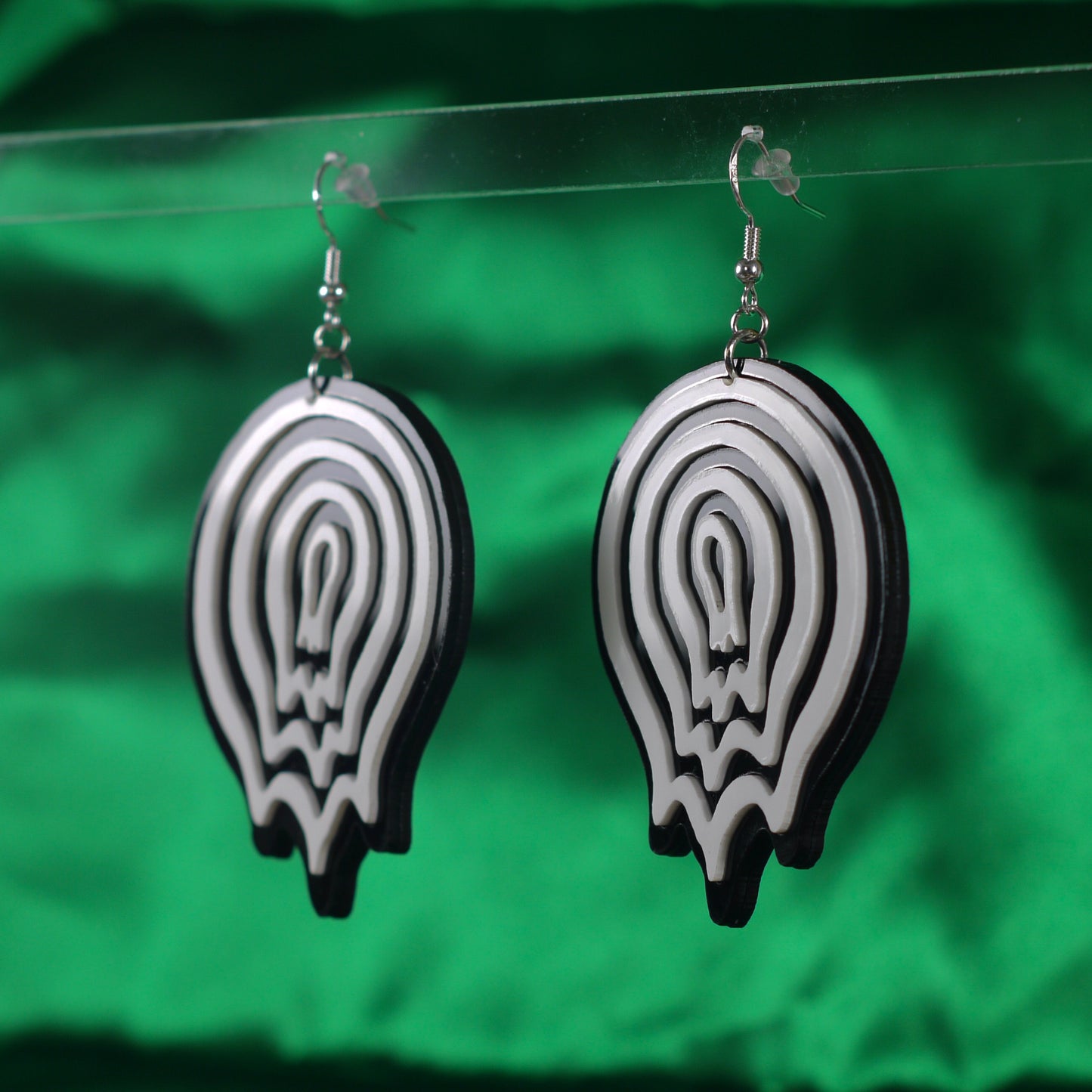 Melting Target Earrings