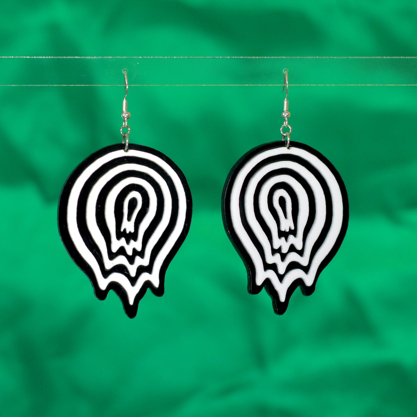 Melting Target Earrings