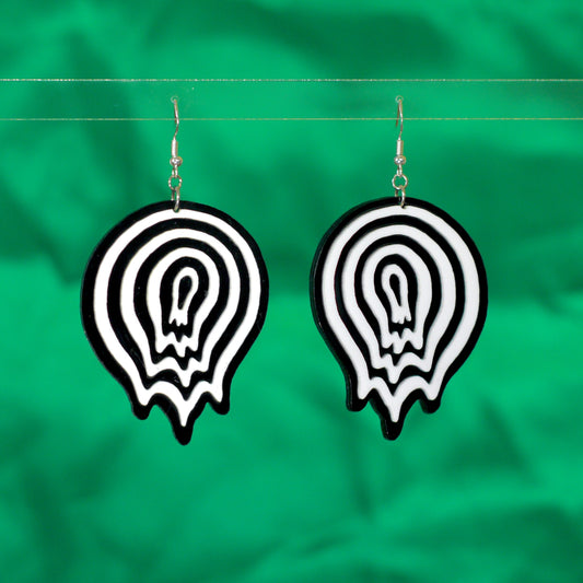 Melting Target Earrings